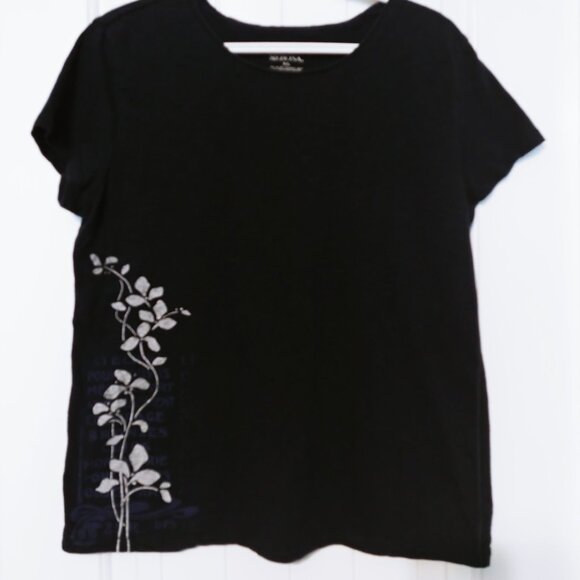 Women's Merona Crew Neck Short Sleeve Tshirt - Navy Blue - Size XXL - Picture 1 of 3